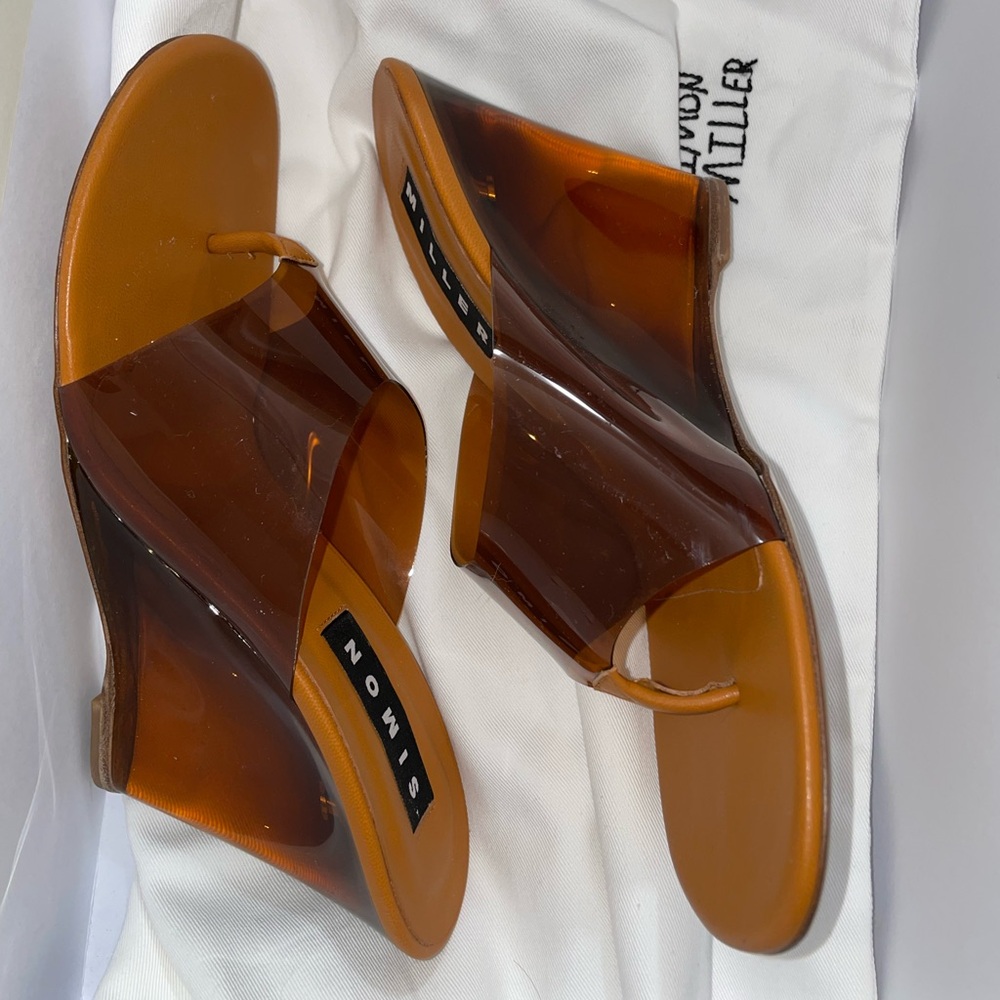 Simon Miller - Size 37 (U.S.7) - Color Coconut Shell